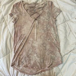 American Eagle Soft & Sexy criss cross top